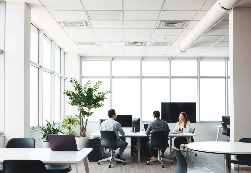 Modern office space representing Oillyded's collaborative work environment